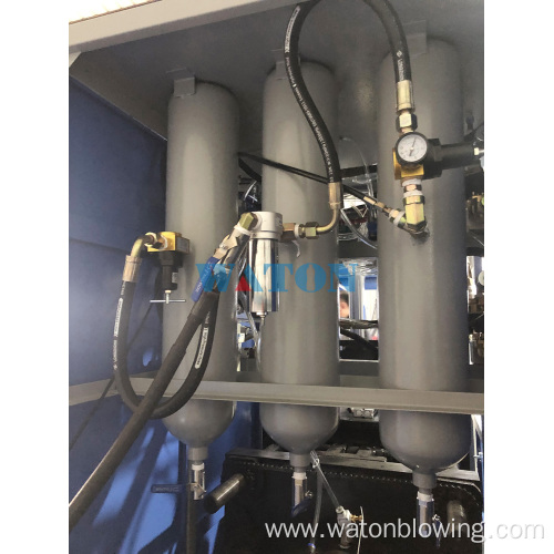 4 Cavity Semi Automatic Plastic Bottle Blowing Machine